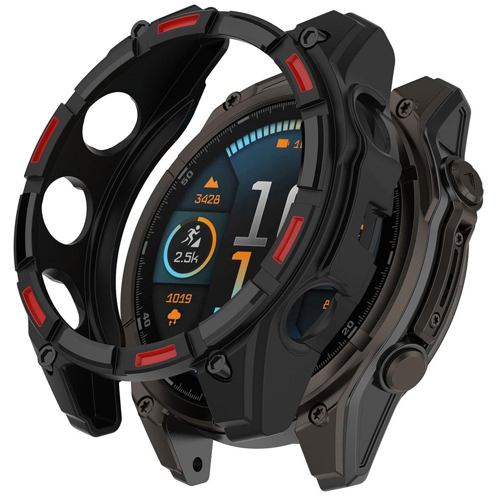 Watch Protective Case Cover for Garmin Fenix8 47mm / 51mm Soft Tpu SmartWatch Shockproof Protector Shell Anti-scratch