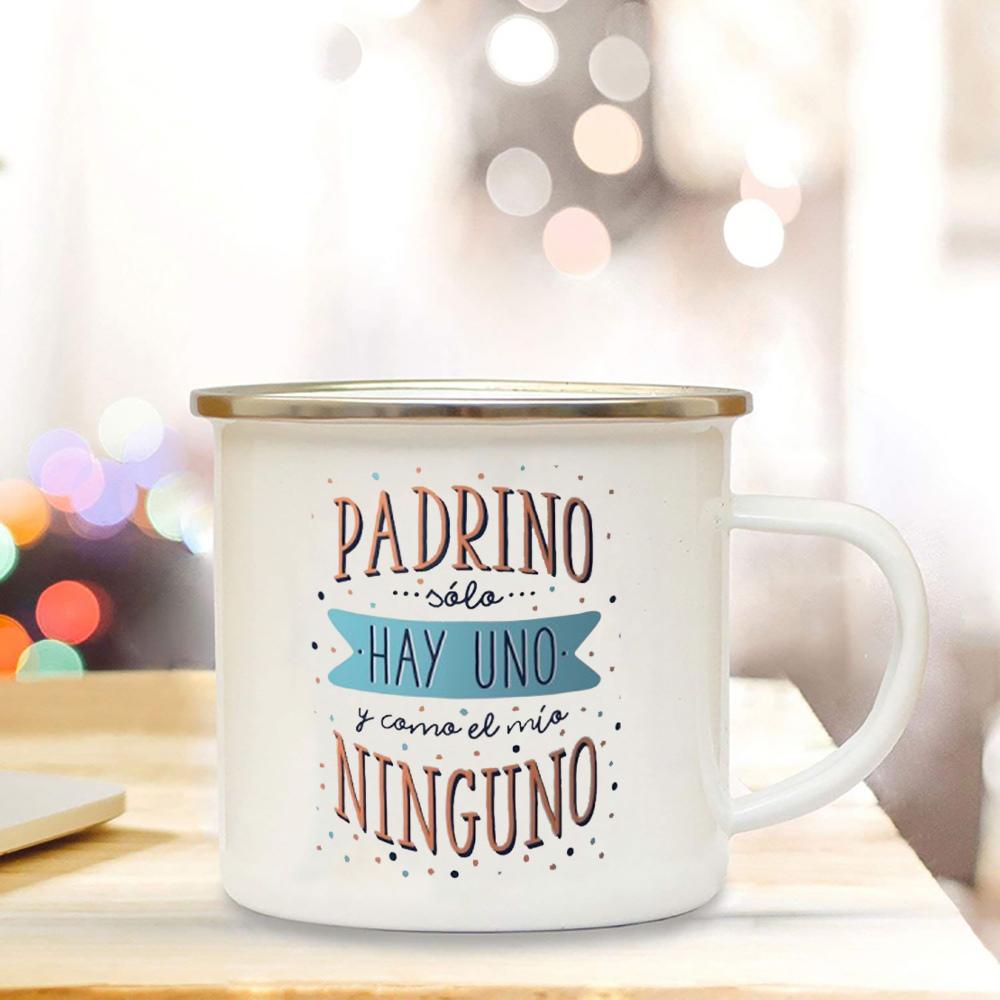 

Dad There Is Only One and None Like Mine Coffee Tea Enamel Mug Drink Water Original and Fun Father s Day Gifts White Handled Cup 360ml