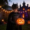 The Batman Kids Adult Halloween Cosplay Costume With Muscle Suit For Role Play