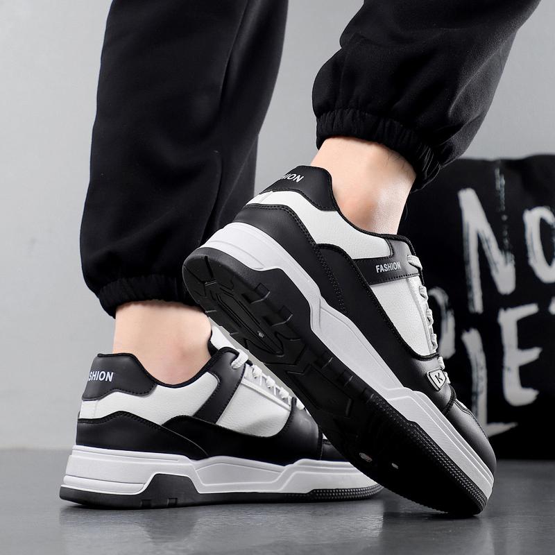 Zapatillas Casuales de Moda para las Cuatro Estaciones para Hombre para Skateboarding Estudiantes Cómodas Zapatillas para Niño de Tendencia Suela Blanda Zapatos Transpirables
