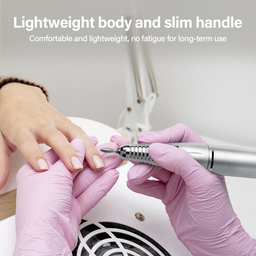 Nail Polish Machine, Portable Battery Nail Polish Machine, Electric Nail Removal and Dead Skin Removal Professional Nail Removal Tool