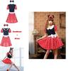 Exquisite Workmanship Minnie Mouse Fancy Dress Perfect For Halloween Parties