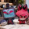 10cm Hazbined Alastor VOX Plushies Hotel Lucifer Stuffed Toys Doll Anime Soft Plush Keychain Decorative Pendant Gift