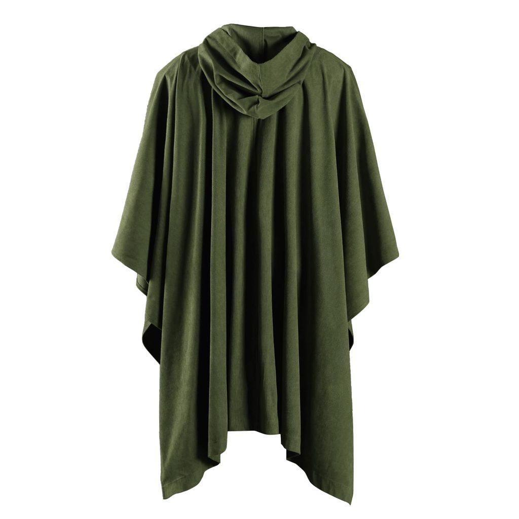 Mantello Medievale in Velluto con Spilla Regolabile per Costumi Fantasy Role Play