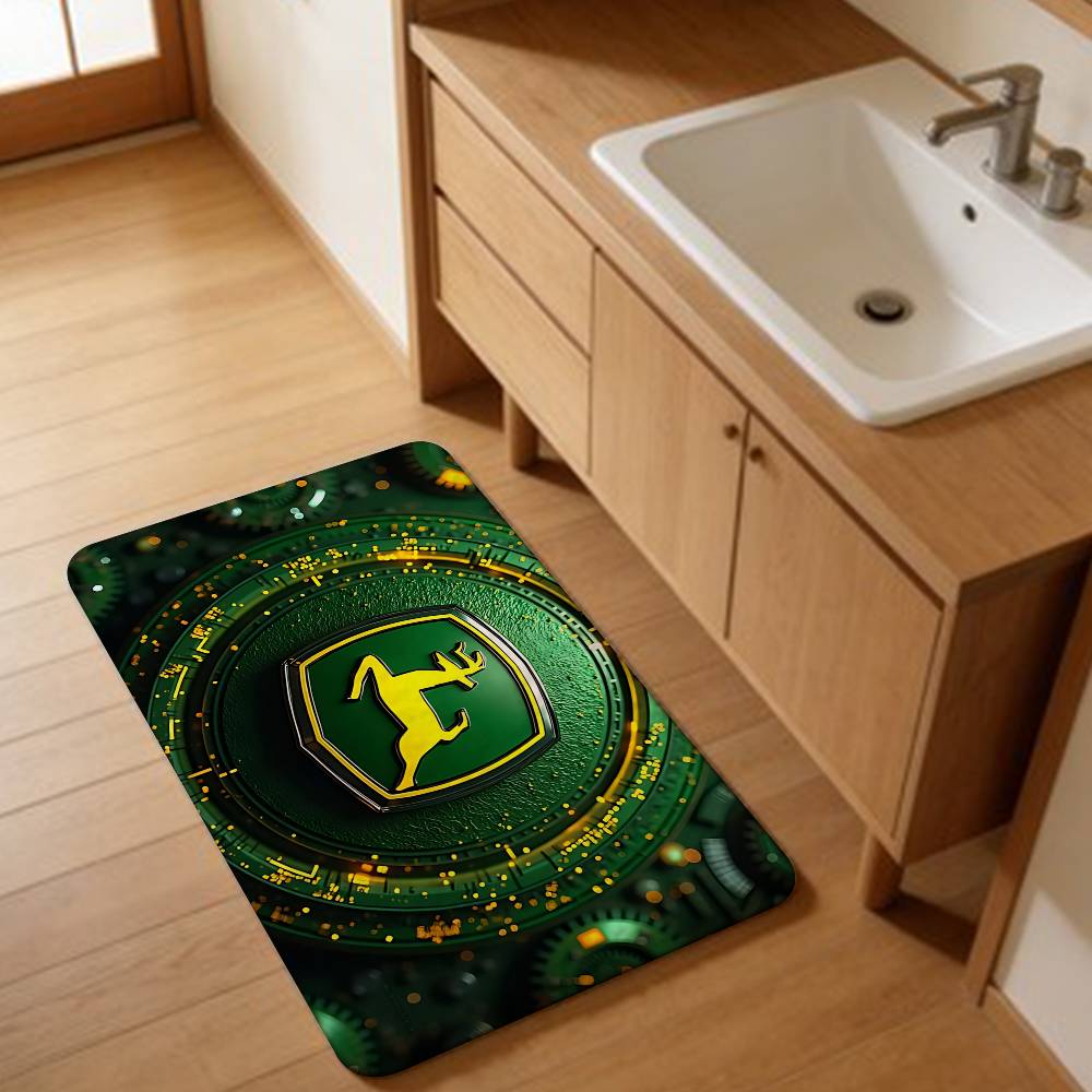 Klassiek Logo J-John D-Deere Keukenmat Kinderkamer Slaapkamer Decoratie Balkon Antislip Deurmat Woonkamer Alfombra