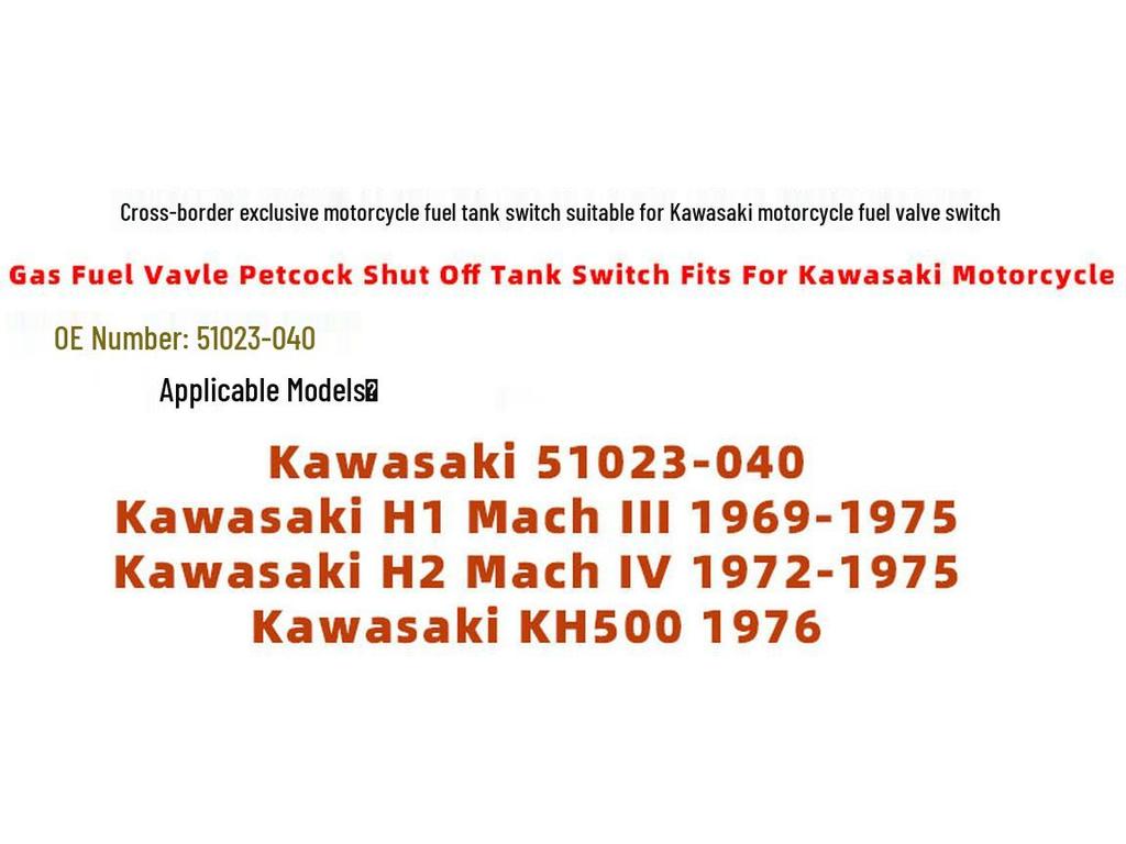 Kawasaki H1/H2 Mach/IV/KH500 Fuel Valve Oil Switch for Motorcycles