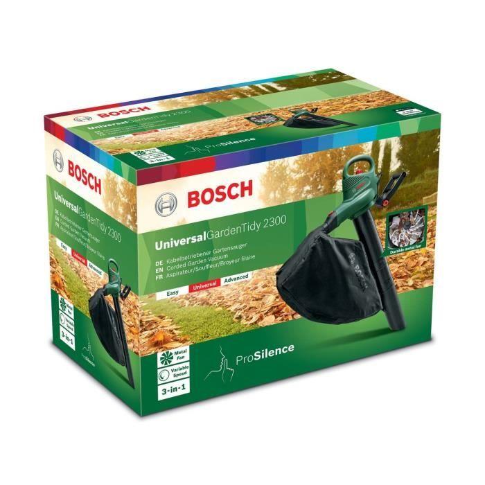 Bosch Universal Garden Tidy 2300W Corded Vacuum/Blower/Mulcher (45-liter Bag, Up To 285 Km/h)