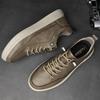 Genuine Leather Man Oxford Shoes Breathable Outdoor Sneakers Classic Mens Casual Shoes Handmade Walking Shoes Leisure Walk Flats