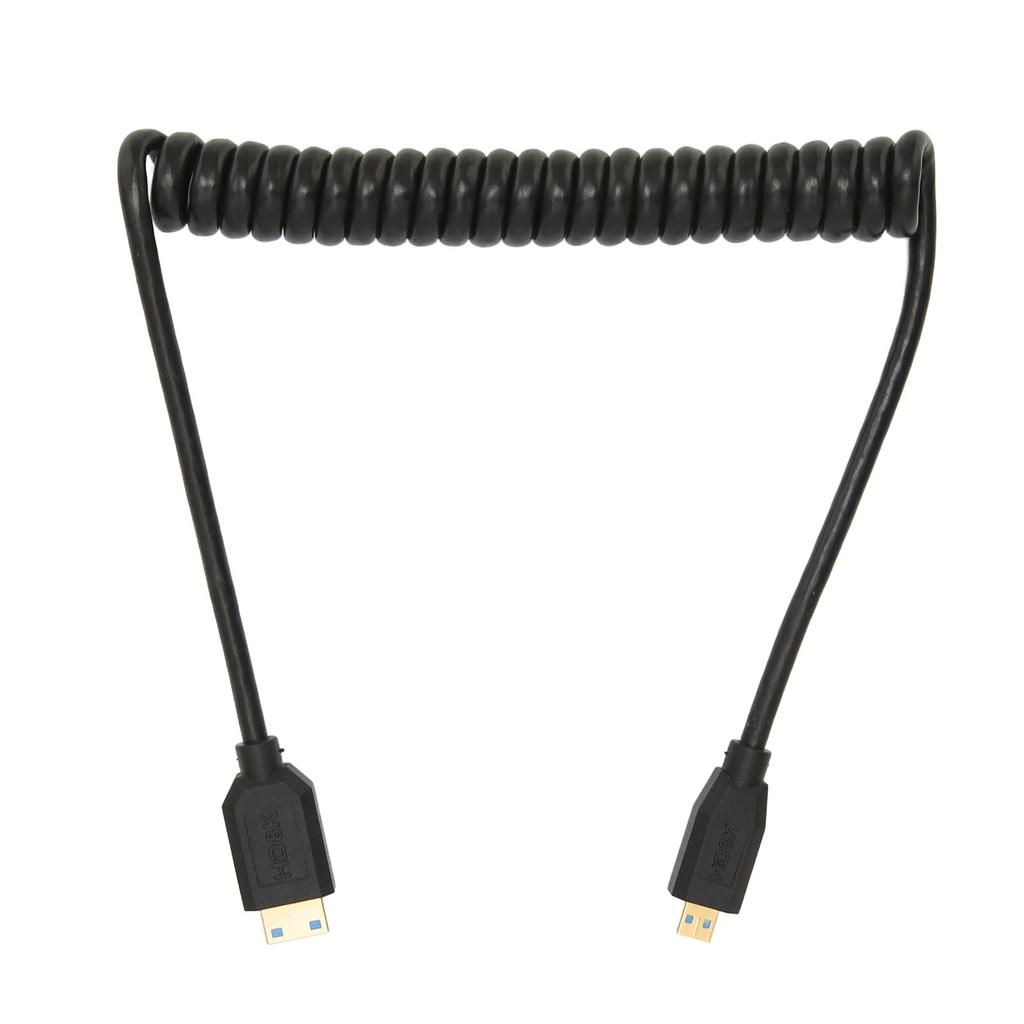 Micro To Mini HD Multimedia Interface Cable 8K HD HD Multimedia Interface Cord for TV Monitors Projectors