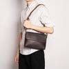 Fabrikneu Retro Einfach Herren Leder Umhängetasche Crazy Horse Leder Damen Umhängetasche Große Kapazität iPad Tasche