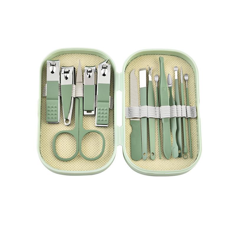 Xiaomi 14pcs Stainless Steel Manicure And Pedicure Tool Set with Modern-style Concave-edged Nail Clippers Grooming Tools Nail Care Set