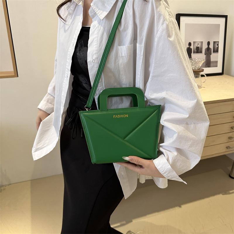 Trendy Chic Pu Leather Shoulder Bag For Women 2024 Summer Fashion Handbag