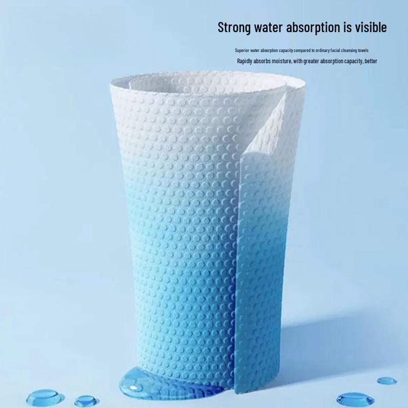 Portable Soft Cotton Face Towels - Travel-Friendly Disposable Handkerchiefs