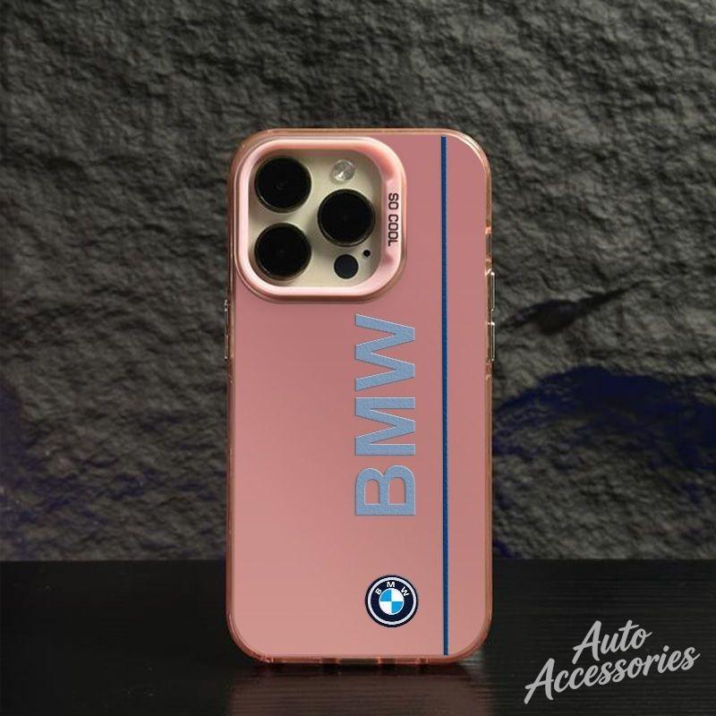 Multi-color Optional Phone Case Trendy Shell For IPhone 15 14 13 12 11 Pro Max For BMW Shockproof Phone Protective Cover Sticker HO1