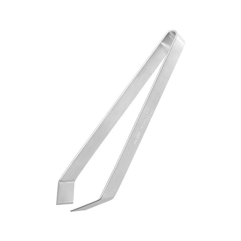 Stainless Steel Garlic Peeler & Boar Bristle Hair Remover Tweezers