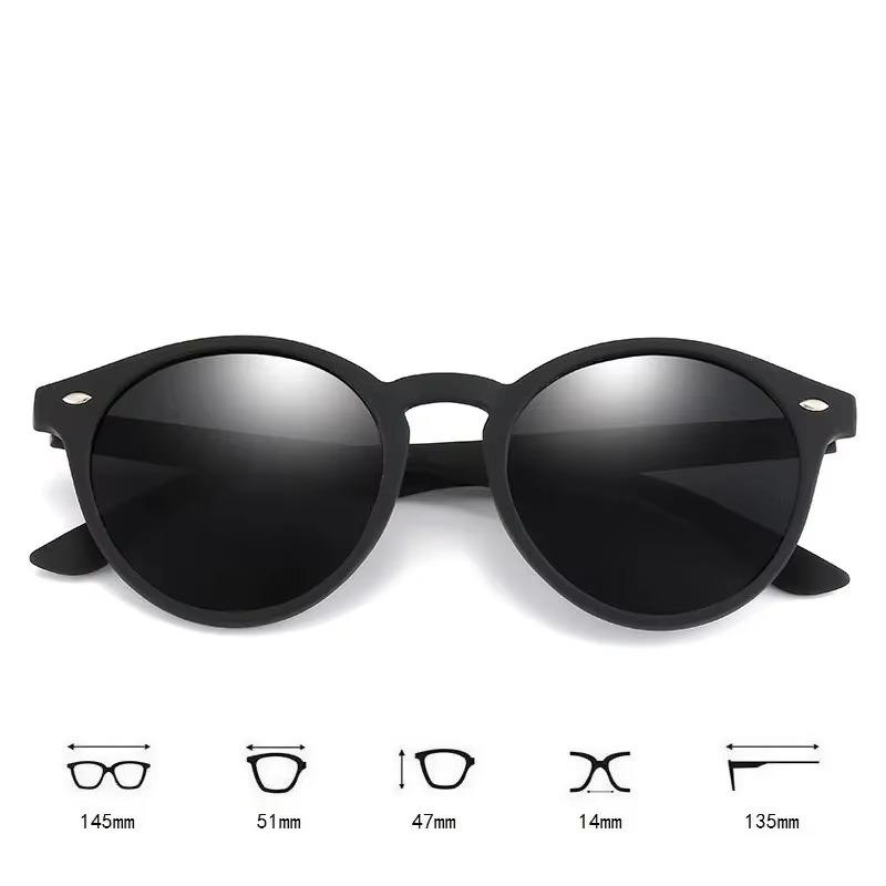 Fashion Round Polarized Sunglasses Women Men Classic Vintage Driving Travel Sun Glasses Circle Oval Brand Designer Eyewear UV400