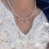 Niche Cross Pearl Necklace Bracelet High-End Temperament Collarbone Chain Versatile Jewelry