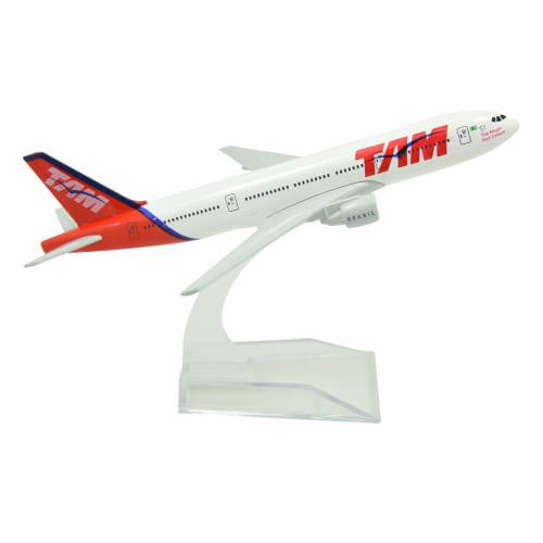 TANG DYNASTY 1/400 16cm TAM Airlines Boeing B777 Alloy Airplane Model Toy