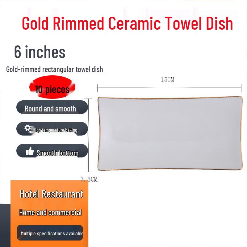 Homeglen Ceramic Restaurant & Hotel Towel Dishes