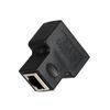 RJ45 Splitter Adapter Connector 1 To 2 Female Ports for CAT 5/CAT 6/CAT 7