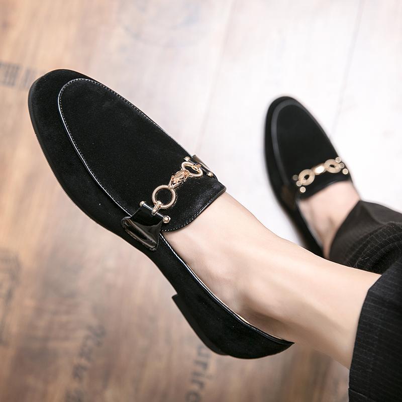 

Мужские туфли-лоферы с заклепками, деловые туфли, мужские замшевые серые смокинговые свадебные блейзеры, туфли-седла, большой размер EU:46