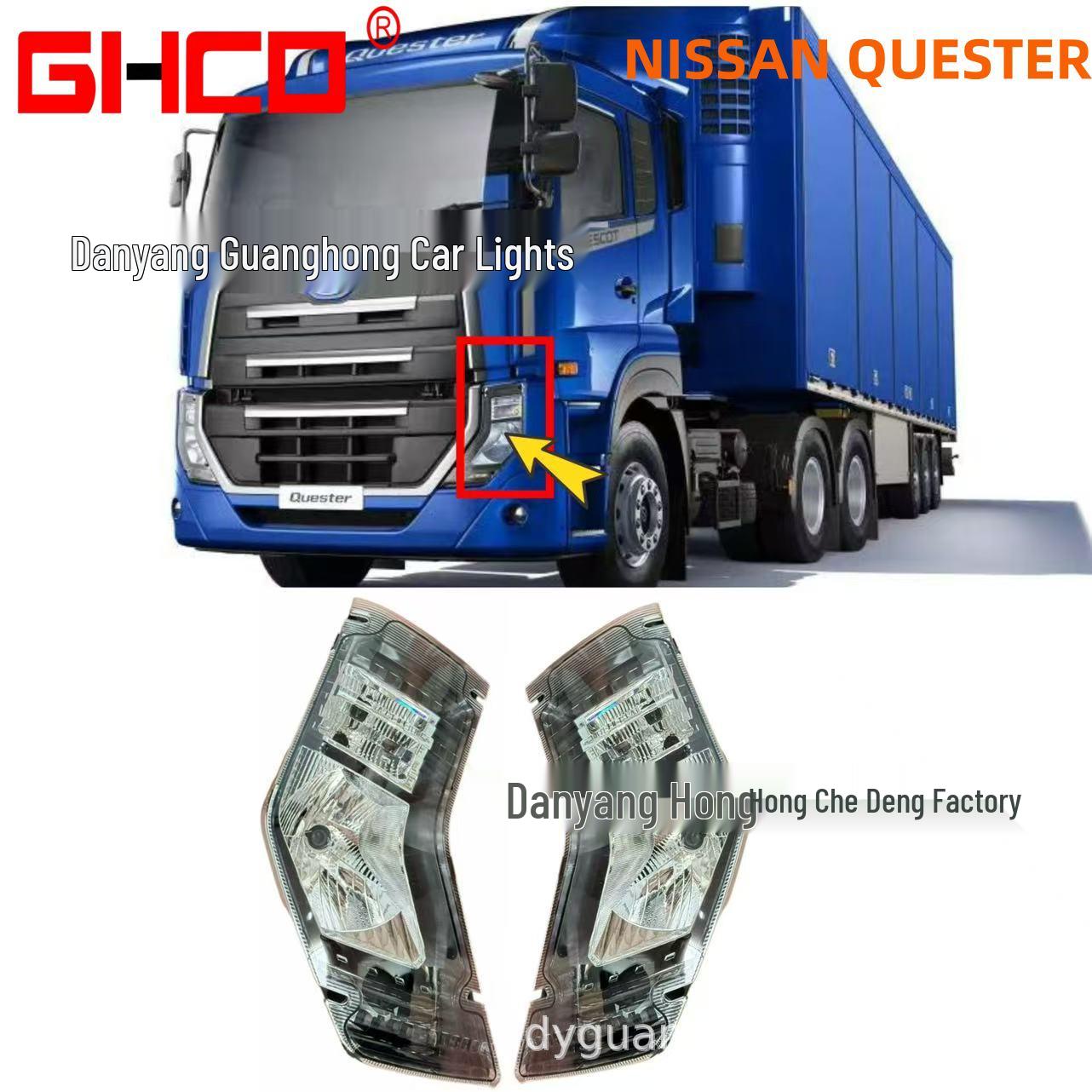 

Nissan Quester Headlights and Turn Signals: Compatible with Original Car Lights Plastic