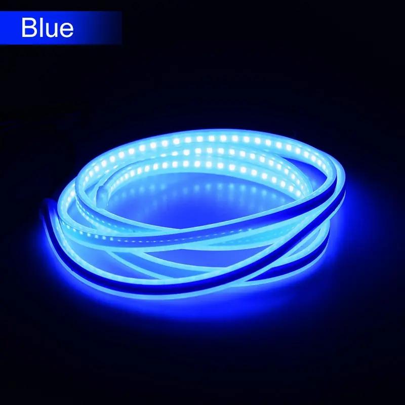 LED Car Hood Atmosphere Light Strip Waterproof Exterior Decoration Ambient Lamp for Headlights Customizable 12V Universal Auto