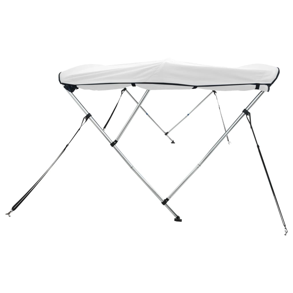 3 Bow Bimini Top with Side Panels 183 x (170 182) x 137 cm