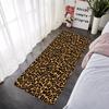 Doormat Flannel Floor Mat Leopard Grain Indoor Foot Rug Bedside Mats Kitchen Corridor Water Absorbent Carpet Ideal Balcony Decor