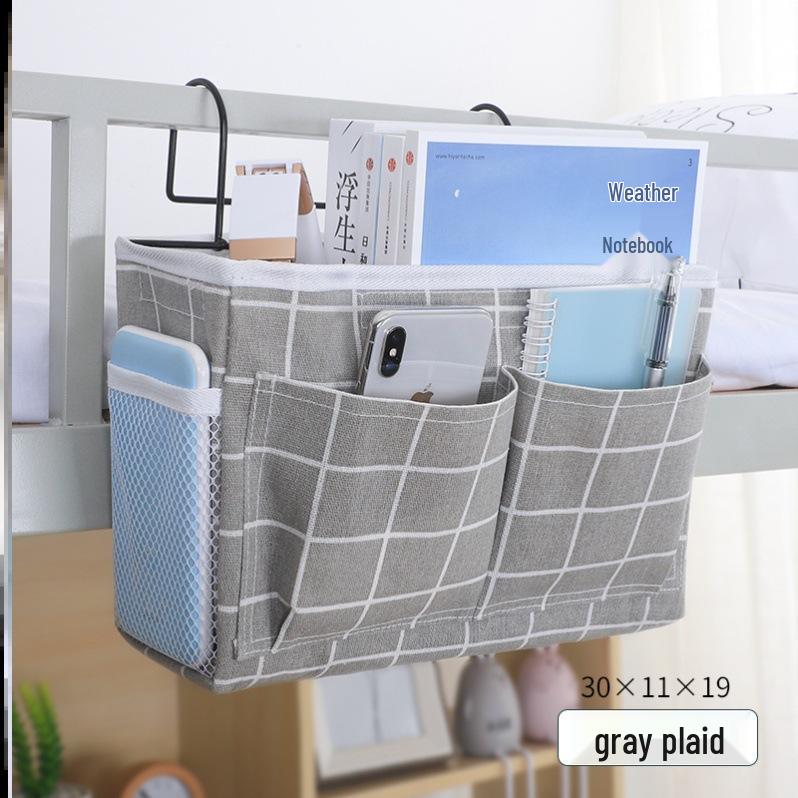 

Подвесная сумка для хранения у кровати-яруса - Органайзер для верхнего яруса в общежитии, колледже Upgraded