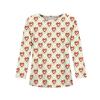 Girls Long Sleeve T Shirts Kids Fall Tops Crewneck Pattern Printed Basic Tees 5-14Y