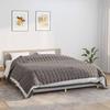 VidaXL Weighted Blanket Grey 220x260 Cm 15 Kg Fabric 350785