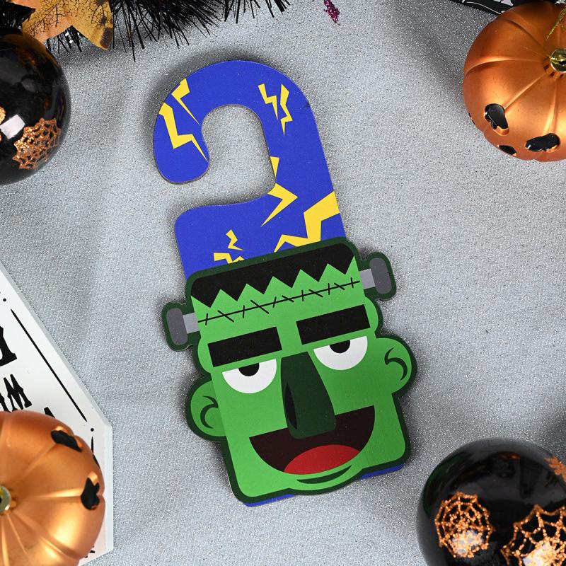 

Halloween, New Decorations, Door Handle Tags, Party Decorations, Ghost Festival, Pumpkins, Witches, Monster Wooden Signs