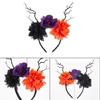 Stylish Headbands Beautiful Halloween Headdress Ornament Stylish Rose Headpiece for Party Dress Up