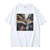 Funny Cat Stealing Fish Print Tshirts Unisex Women Clothing Vintage Casual Oversized High Quality T Shirt Short Sleeves Summer Tee
