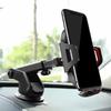 Retractable Arm Car Phone Holder Rotate Dashboard Bracket Phone Accessories Clip Stand Car