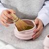 5 Pcs Pink Ceramic Matcha Bowl And Whisk Set Includes Matcha Bowl Matcha Whisk and Holder Bamboo Scoop Sifter Tea Ceremony Kit