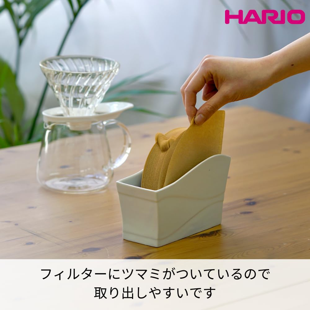 HARIO V60 Coffee Filter for 1 To 4 160 40 Pieces X 4 Piece Amazon Original Made In FSC Certified Paper 02 Misarashi Cups, Pieces, Set, Set, Japan,