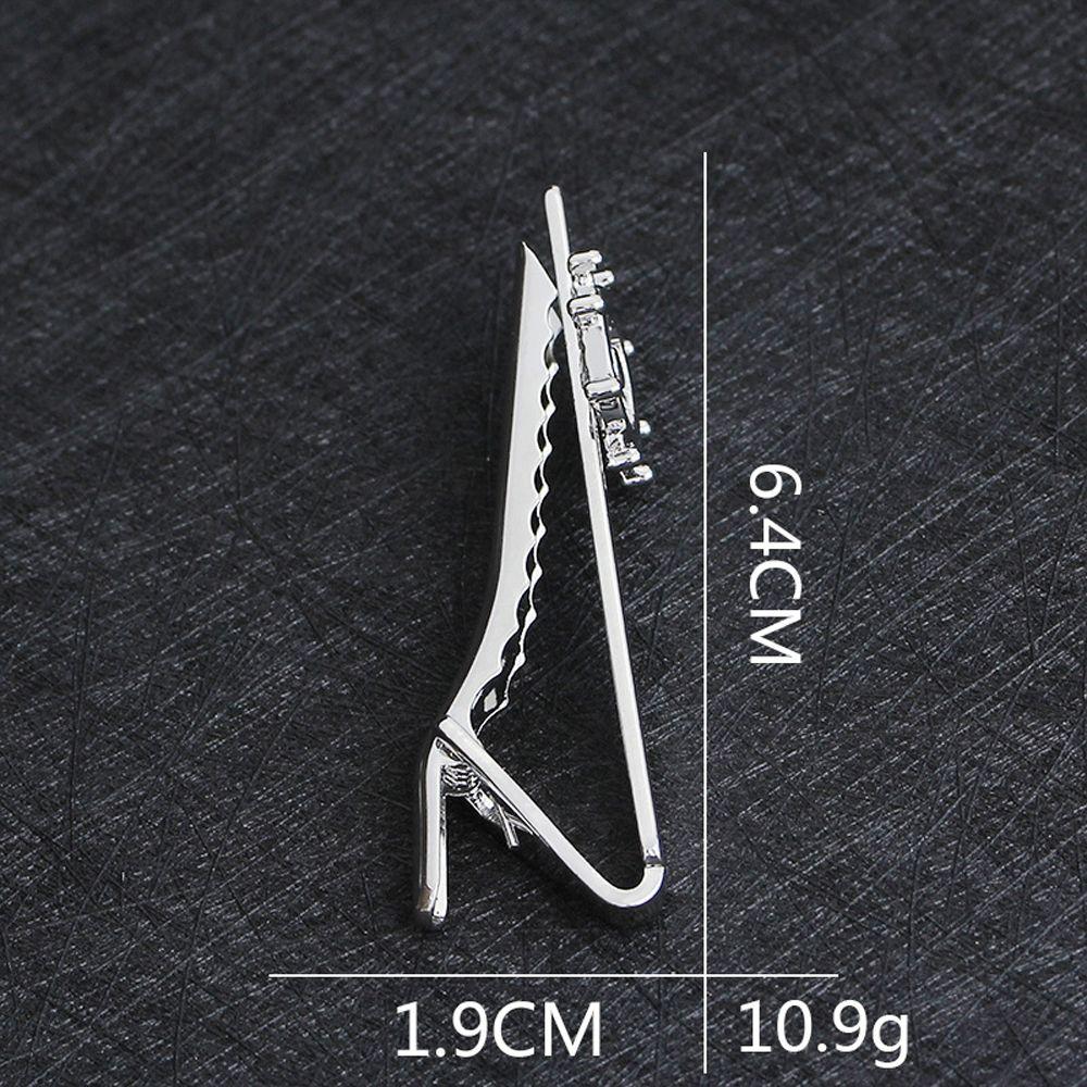 Wedding Fashion Jewelry Tie Pin Clasp Clip Necktie Bar Clasp Men Necktie Buckle Rudder Tie Clip