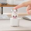 Animal Keyring Accessory 1/2Pcs Goat Keyboard Fidget Toy with Sound Rechargeable Sheep Finger Clicker Pocket Sized Tool Toy Push Button Decompression