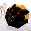 1PC Wolf Moon Automatic Folding Umbrella Portable Collapsible 8-Rib Umbrella for All Seasons, Casual Outdoor Accessory, A21