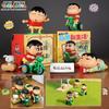 Crayon Shin Chan Figure Doll Desktop Trendy Clockwork Doll Ornament Dynamic Crayon Shin Chan New Life Series Decoration