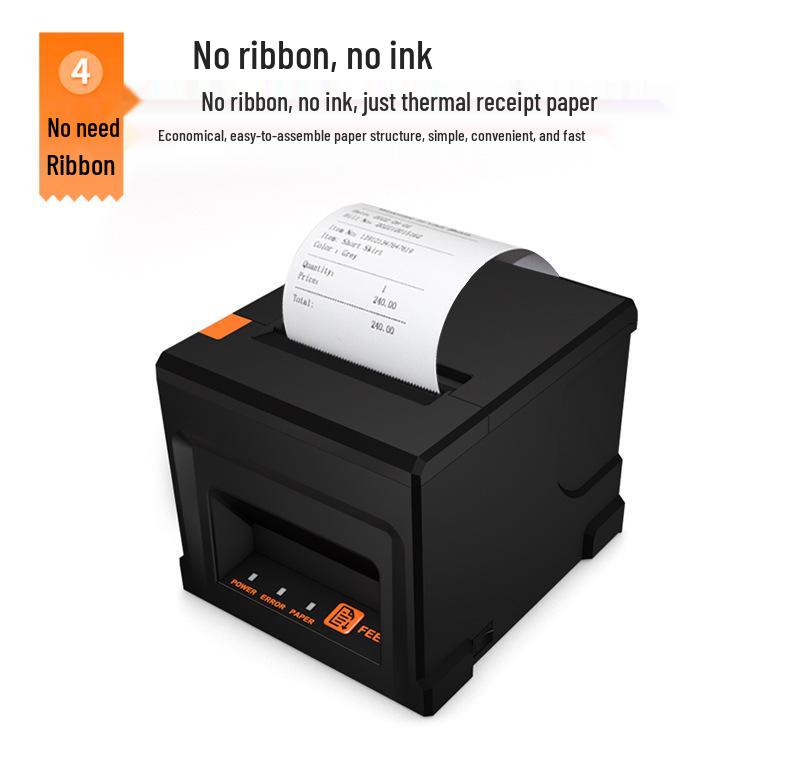 80-MM tragbarer Thermodrucker für Quittungen mit USB/LAN/Bluetooth-Konnektivität