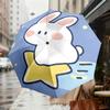 Cute Bunny Boot Automatic Opening/Closing Umbrella - Outdoor Travel Accessories for All Seasons, Lightweight and Durable 043