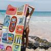 Bunte Sardine Hummer Fisch Meeresbewohner Großes Mikrofaser Strandtuch Schnelltrocknendes Handtuch Sand Strandtücher Poolhandtuch Für Yoga