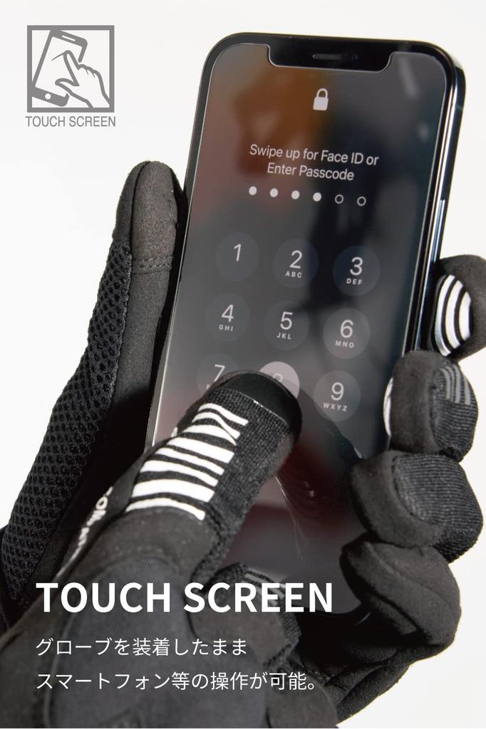 RS Taichi RST460 Bolt Air Touchscreen for Gloves, Black/Red, Medium, Breathable, Compatible, Built-in Protector, Motorcycles, Spring/Summer