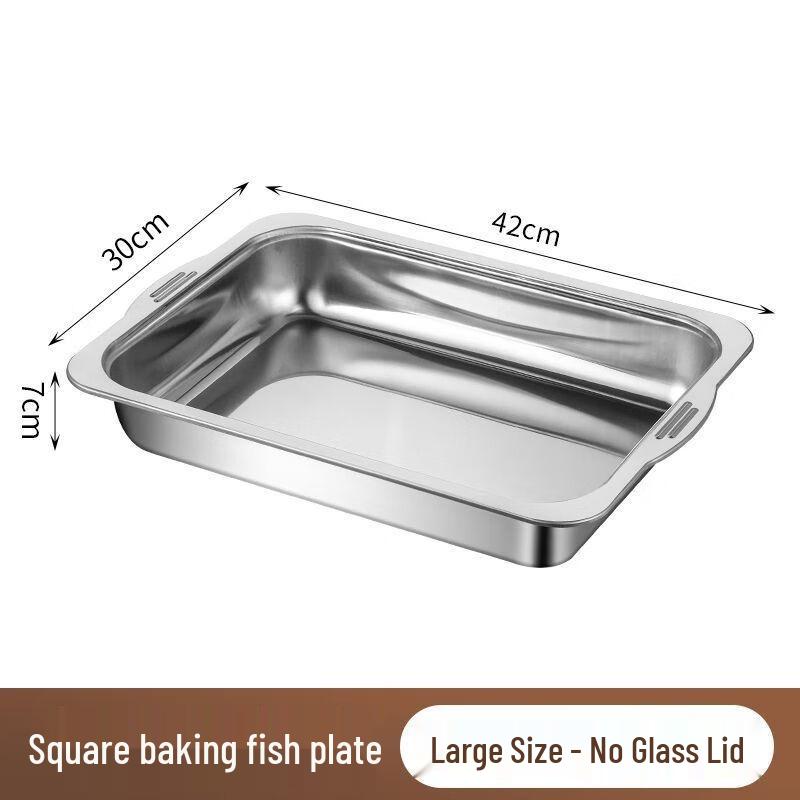 Stainless Steel Rectangular Roasting Pan Large