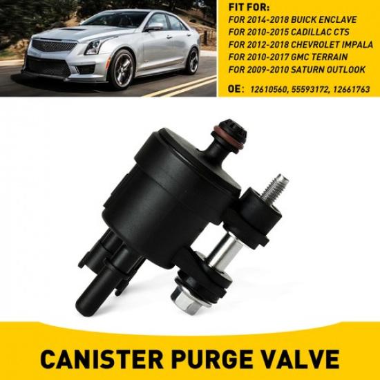 For Buick Cadillac Chevrolet GMC Vapor Traverse Canister Purge Solenoid Valve