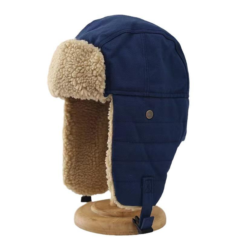 Autumn and Winter Pilot Lei Feng Hat Cold Proof Cotton Hat Outdoor Skiing Eye Protection Ear Protection Warm Suit