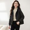 Short Winter Down Coat for Women Hooded Lightweight Puffer Jacket Fashion Casual Cotton Coat